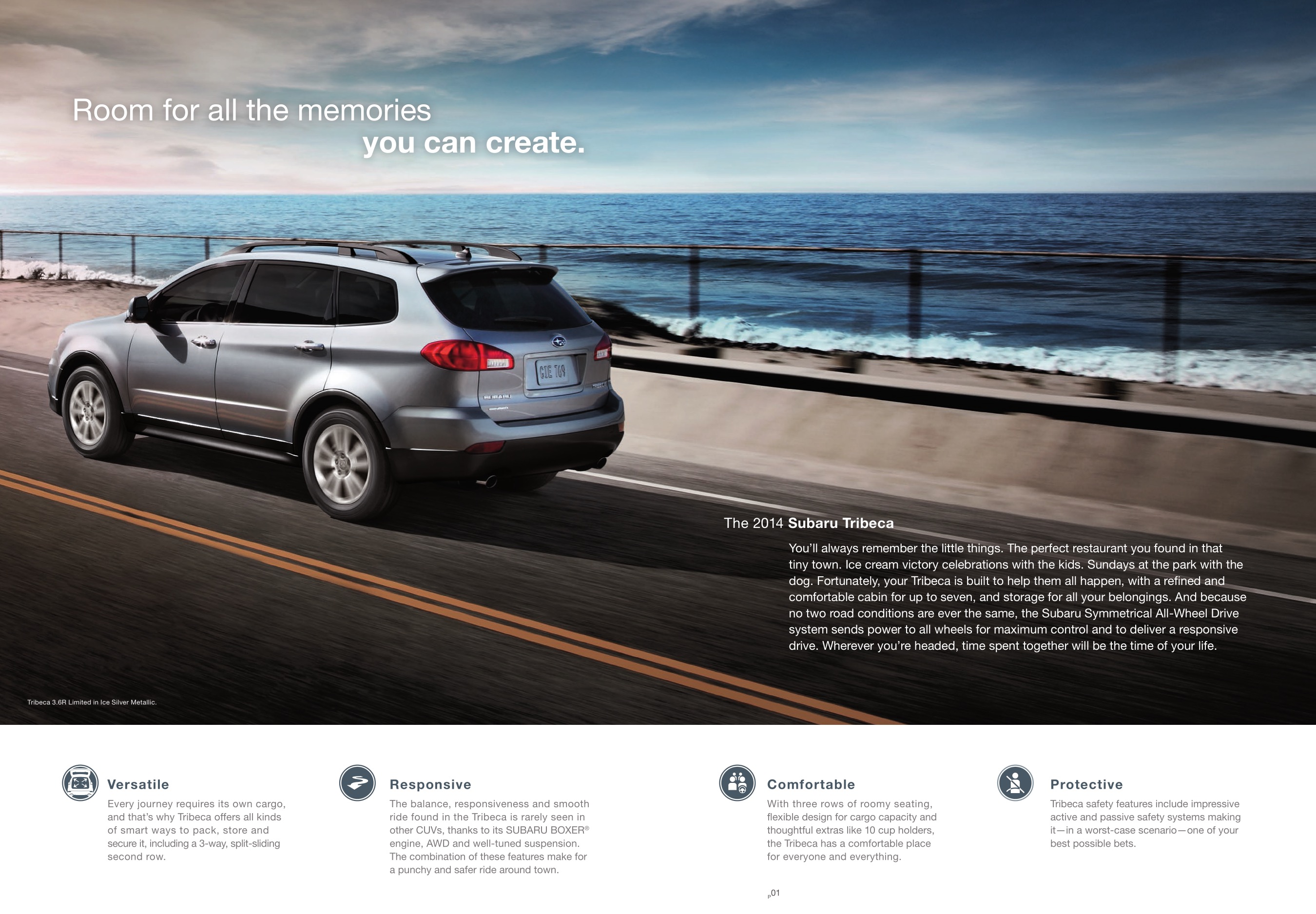 2014 Subaru Tribeca Brochure Page 8